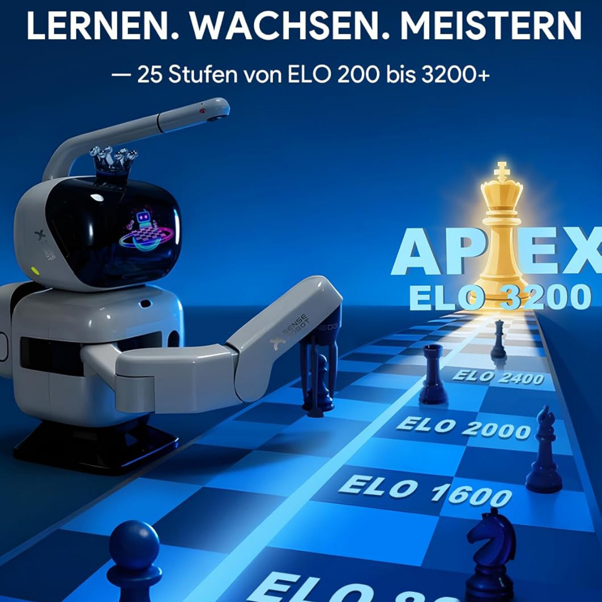 Шаховий робот зі штучним інтелектом та роботизованою рукою